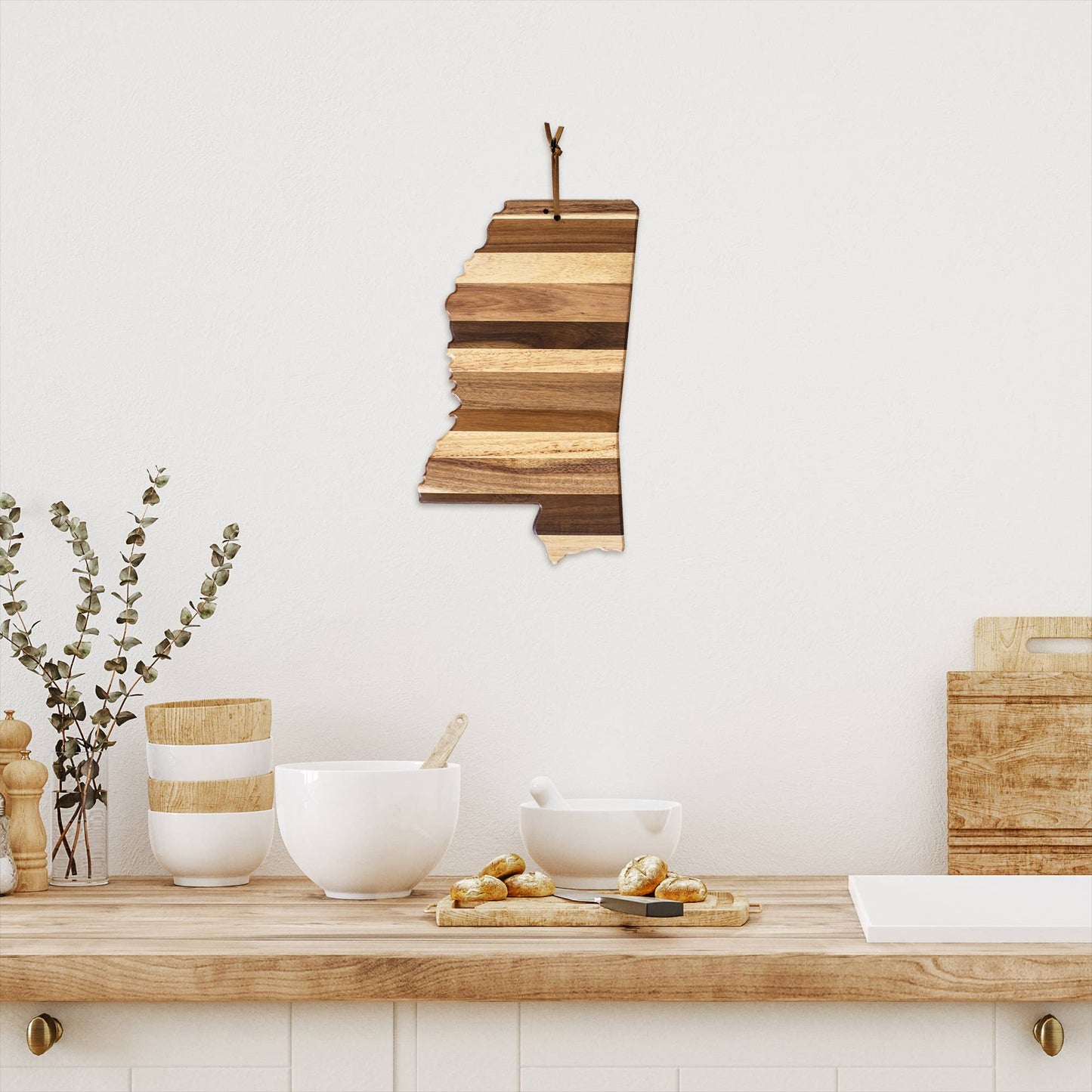 Totally Bamboo - Rock & Branch® Shiplap Series Mississippi Serving Board