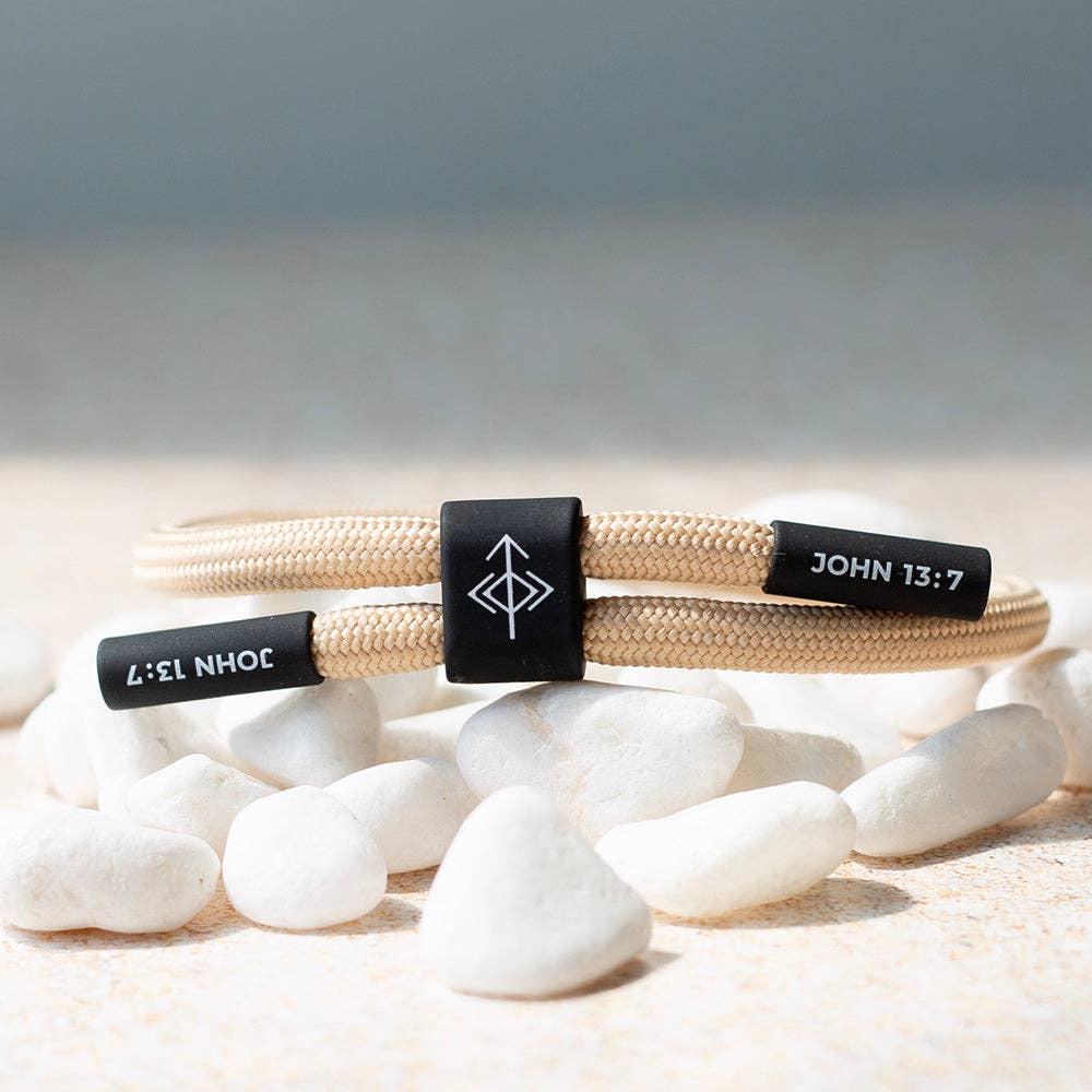 The Prayer I Share - TRUST HIS TIMING Christian Cord Bracelet