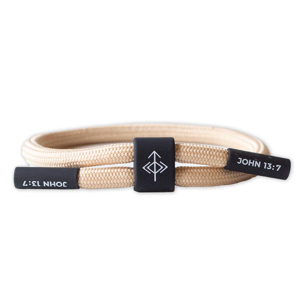 The Prayer I Share - TRUST HIS TIMING Christian Cord Bracelet