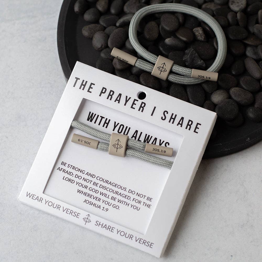 The Prayer I Share - WITH YOU ALWAYS Cord Bracelet | Christian Jewelry |Scripture