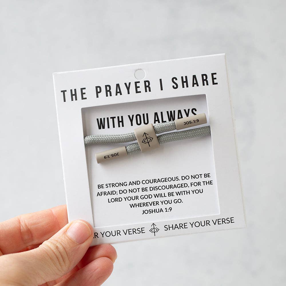 The Prayer I Share - WITH YOU ALWAYS Cord Bracelet | Christian Jewelry |Scripture