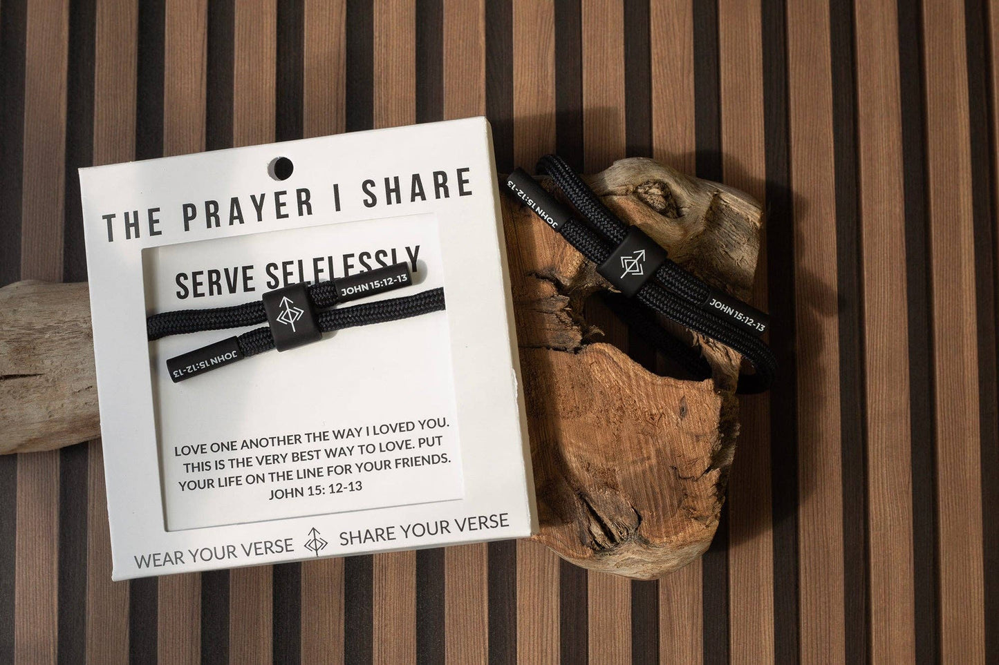 The Prayer I Share - SERVE SELFLESSLY Christian Bracelet | Military - Athletes